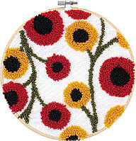 Цветочный узор Набор для вышивки в ковровой технике DIMENSIONS 72-70023