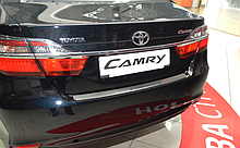 Накладка на бампер Toyota Camry 50