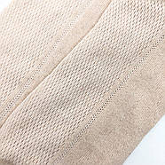 Тонкі льняні чоловічі високі шкарпетки з сіткою Дукат (бежевий) 12 пар, фото 2