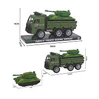 Военная техника 102 (96/2) грузовик и танк, грузовик с инерцией, в слюде