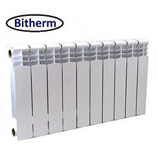Біметалевий радіатор опалення BITHERM 500/100 (1 секція), фото 2