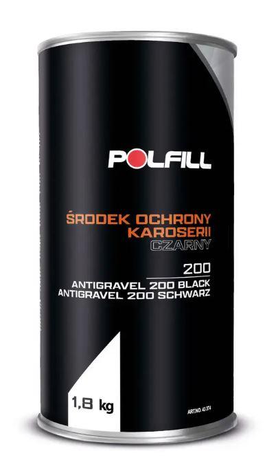 Антигравій чорний 1800ml під пістолет "Polfill" 200 43374, фото 1