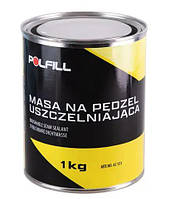 Герметик під кисть чорний 1000g "Polfill" 43151