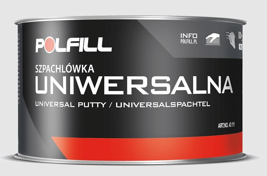 Шпатлівка універсальна 500g "Polfill" з затверджувачем 43109, фото 1