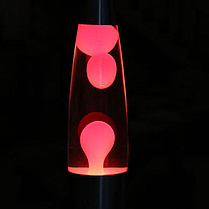Лава лампа з парафіном 41 см Червона Magma Lamp нічник світильник воскова лампа, фото 3