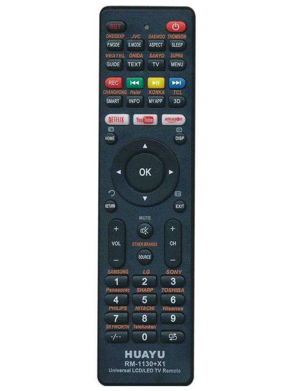 Пульт універсальний для телевізора Huayu RM-L1130+X1 plus
