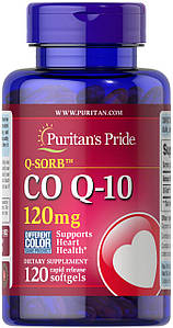 Коензим Puritan's Pride Q-SORB™ Co Q-10 120 мг 120 капс.