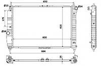 Радиатор основной Chevrolet Aveo 1.4 05- 53902 NRF