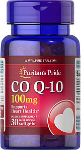 Коензим Puritan's Pride Q-SORB™ Co Q-10 100 мг 30 капс.