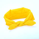 Пов'язка бантик на голову, Солоха мікс кольорів, фото 5