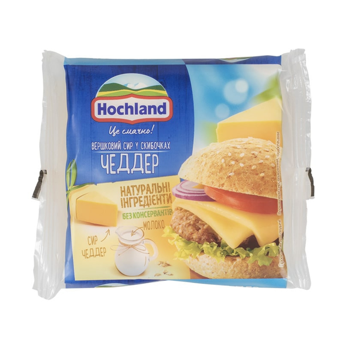 Сир тостовий Чеддер Hochland 130 г, фото 1