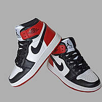 Кроссовки подростковые Nike Air Jordan 1 . Найк Джордан 1. высокие.кожанные 36.37 .38. 41 р