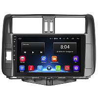 Штатная магнитола Lesko для Toyota Land Cruiser Prado 150 Series 2009-2013 экран 9" 2/32Gb Wi-Fi GPS Base