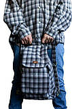 Молодіжний міський рюкзак в клітинку, фото 3