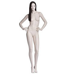 Манекен жіночий гіпсовий реалістичний в повний зріст для магазину одягу у вітрину