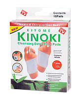 Пластыри на стопы для выведения токсинов KINOKI 10 штук