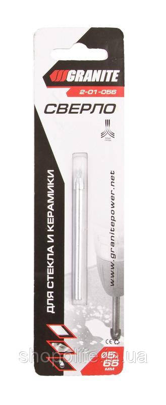 Свердло пікоподібне GRANITE для скла та плитки 5х65 мм 2-01-056 SPL, фото 1