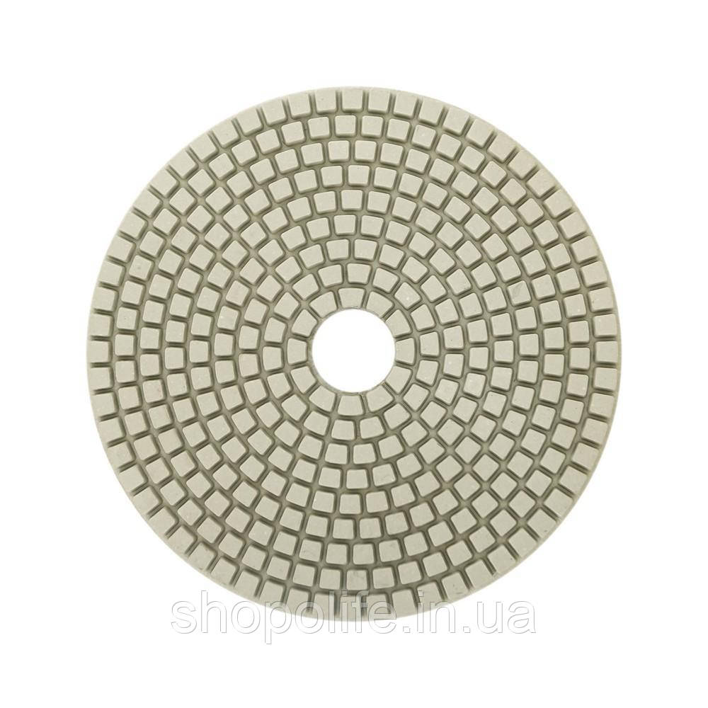 Диск алмазний шліфувальний гнучкий GRANITE Ø125 мм P1500 на липучці 1400 об/хв 9-12-150 Shopolife, фото 1