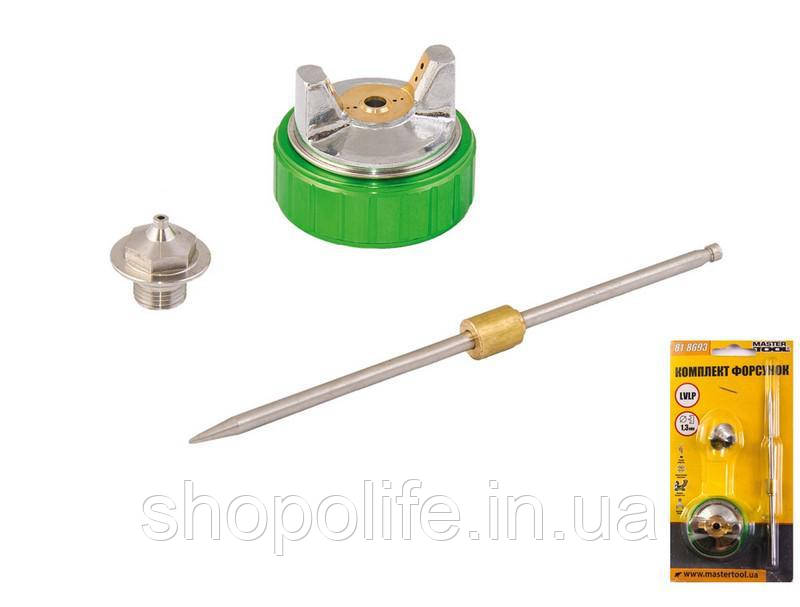Комплект форсунок до LVLP MASTERTOOL Ø1.3 мм 81-8693 SPL, фото 1