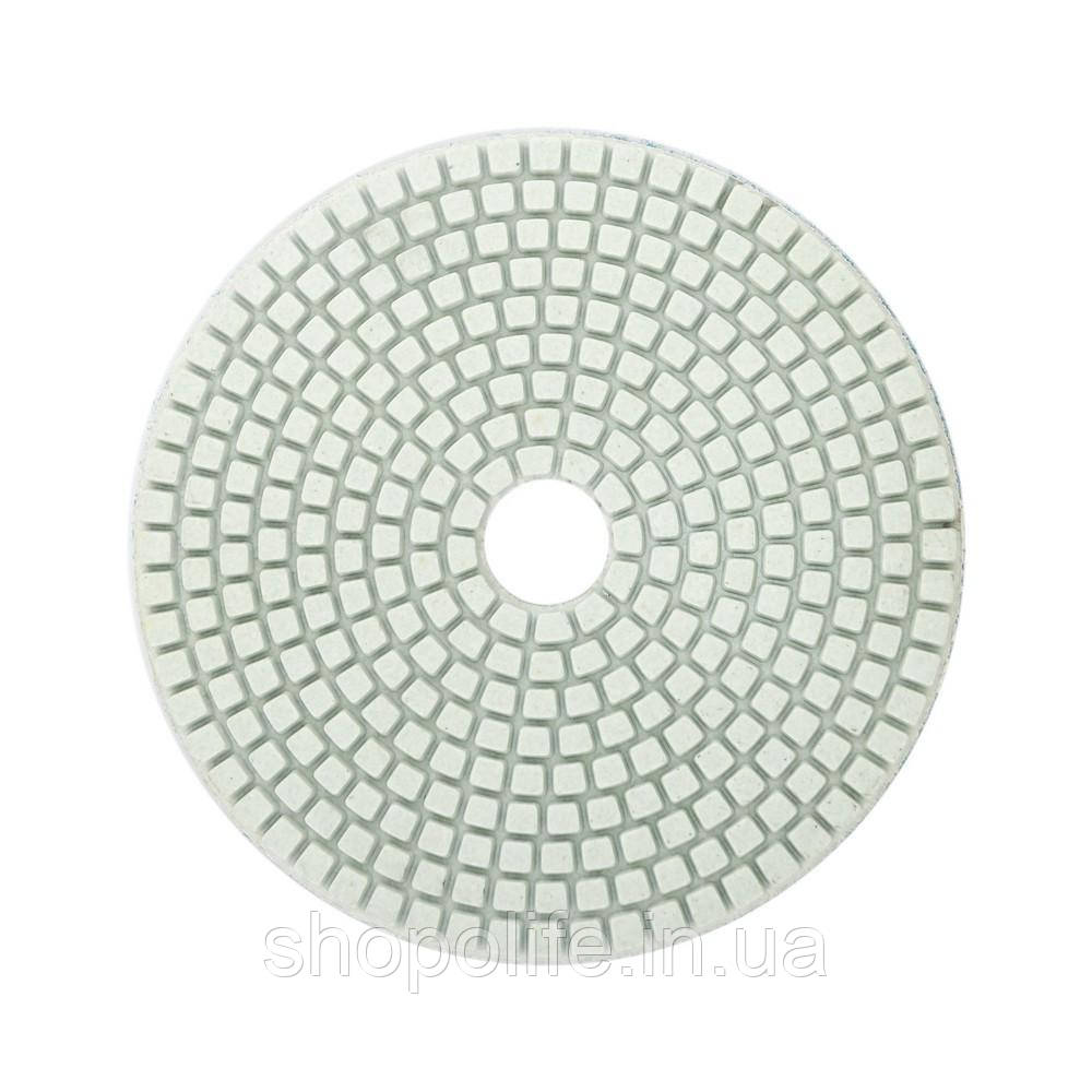 Диск алмазний шліфувальний гнучкий GRANITE Ø125 мм P400 на липучці 2800 об/хв 9-12-040 Shopolife, фото 1