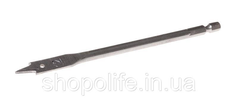 Свердло для дерева GRANITE пір'яне 12 мм 6-гранний хвостовик 1/4" 2-12-012 SPL, фото 1