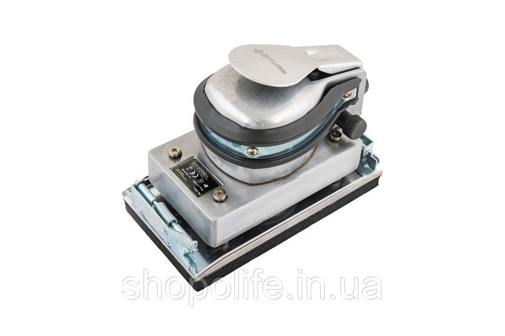 Шліфмашина пневматична вібраційна WERTVOLL 175х95 мм 8000 об/хв 115 л/хв 6.3 bar регулятор швидкості PN-2 SPL, фото 1