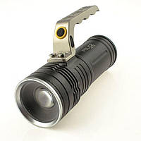 Мощный прожектор, аккумуляторный фонарь Police S911-T6 Zoom (REka140)