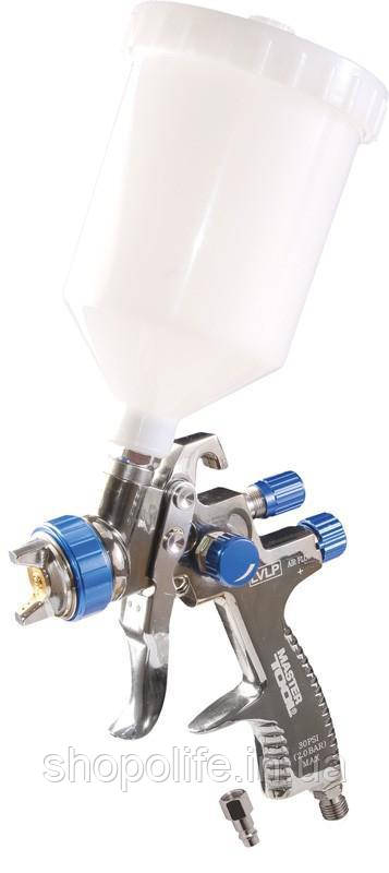 Фарбопульт MASTERTOOL LVLP ВБ 600 мл пластик Ø1.4 мм 125-170 л/хв 1.5-2.5 бар 80-8802 SPL, фото 1