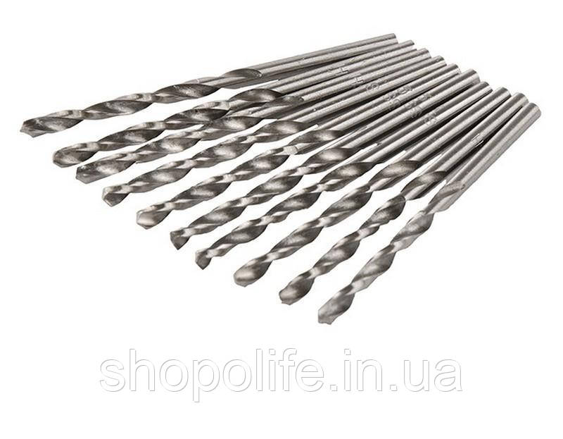 Свердло для металу MASTERTOOL Р6М5 2.0 мм біле 10-1020 Shopolife, фото 1