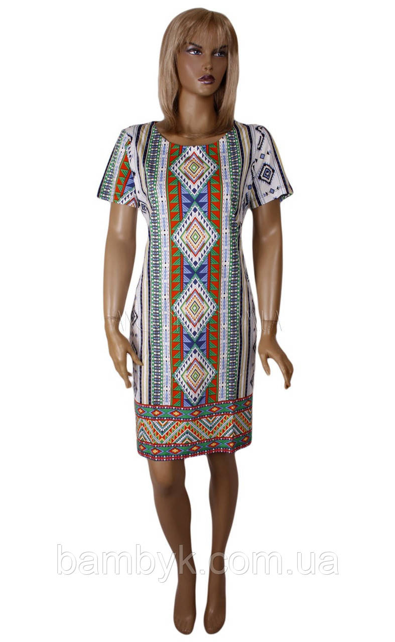 Туніка Літня Легка Бавовняна Сукня Домашня З Орнаментом Birlik 2589