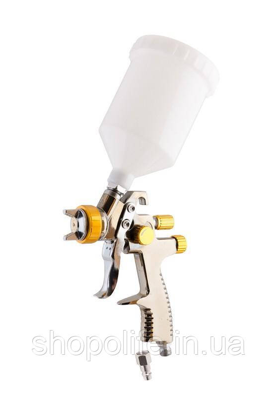 Фарбопульт MASTERTOOL LVLP ВБ 600 мл пластик Ø1.8 мм 125-170 л/хв 1.5-2.5 бар 80-8803 SPL, фото 1