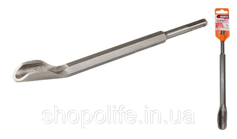 Стамеска напівкругла GRANITE SDS-PLUS 14х250 мм 1-10-250 SPL, фото 1