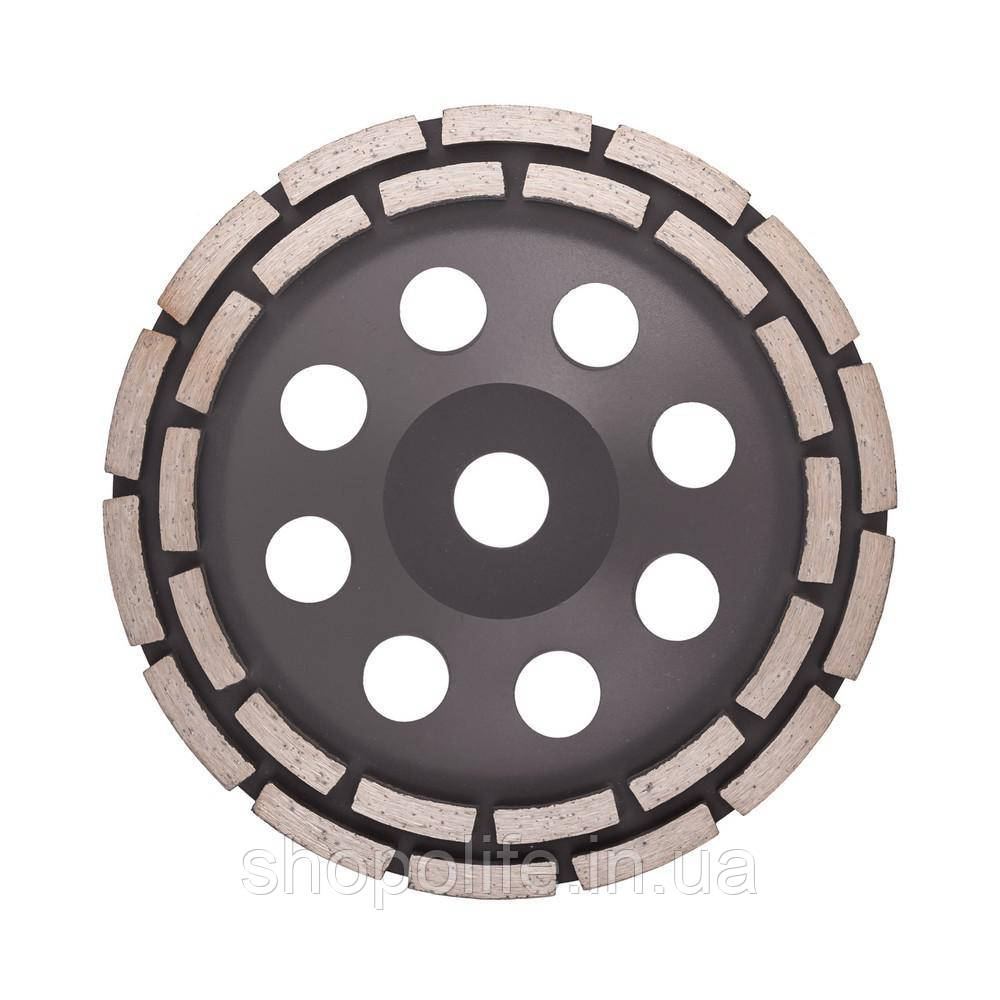 Фреза алмазна торцева для каменю GRANITE DOUBLE LINE 180х22.2 мм 8300 об./хв 9-20-180 Shopolife, фото 1