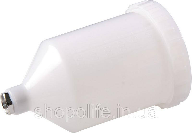 Бачок пластиковий MASTERTOOL 600 мл ВР 16х1.5 мм 81-8680 SPL, фото 1