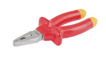 Плоскогубці діелектричні MASTERTOOL 160 мм хром-ванадій CrV6150 HRC 50~55 27-0160 Shopolife