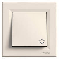 Вимикач прохідний 1-клавішний, слонова кістка — Schneider Electric Asfora (Код: EPH0400123)