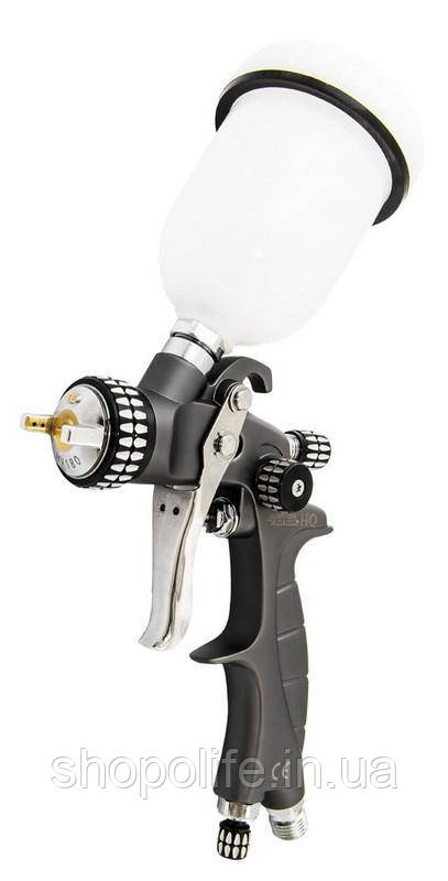 Фарбопульт MASTERTOOL HVLP HQ ВБ 100 мл пластик Ø1.0 мм 200 л/хв 1.5-3 бар 80-8980 SPL, фото 1