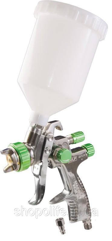Фарбопульт MASTERTOOL LVLP ВБ 600 мл пластик Ø1.3 мм 125-170 л/хв 1.5-2.5 бар 80-8801 SPL, фото 1