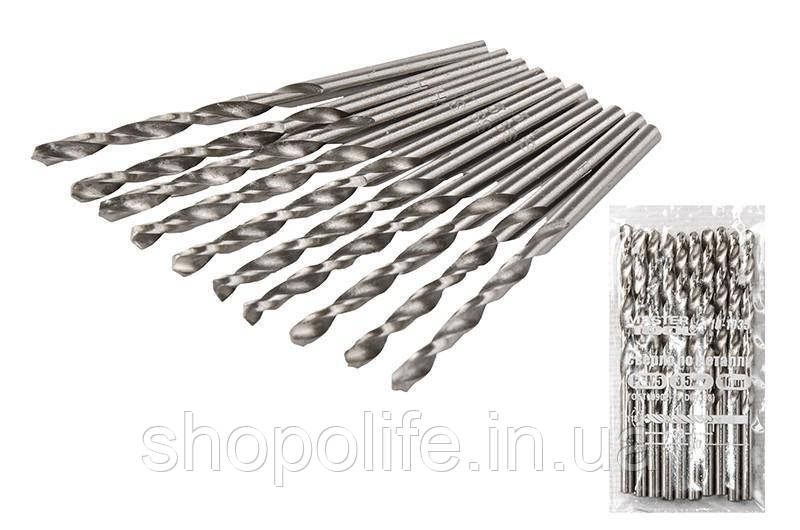 Свердло для металу MASTERTOOL Р6М5 3.5 мм біле 10-1035 SPL, фото 1