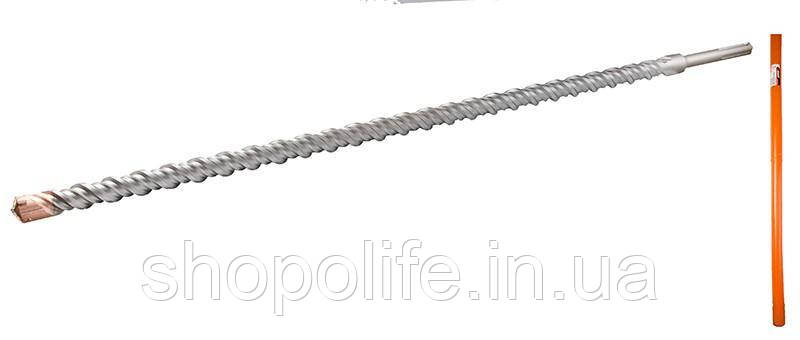 Свердло для бетону GRANITE SDS-MAX 32х1000 мм QUADRO S4 4-32-100 Shopolife, фото 1