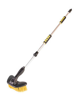 Щітка автомобільна телескопічна MASTERTOOL з клапаном 200 мм L 1070-1680 мм 84-0017 Shopolife