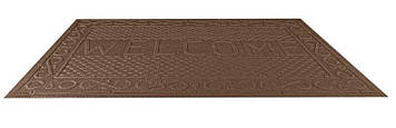 Килимок гумовий ГОСПОДАР "WELCOME" з синтетичним покриттям 730х1165 мм коричневий 92-0694 Shopolife