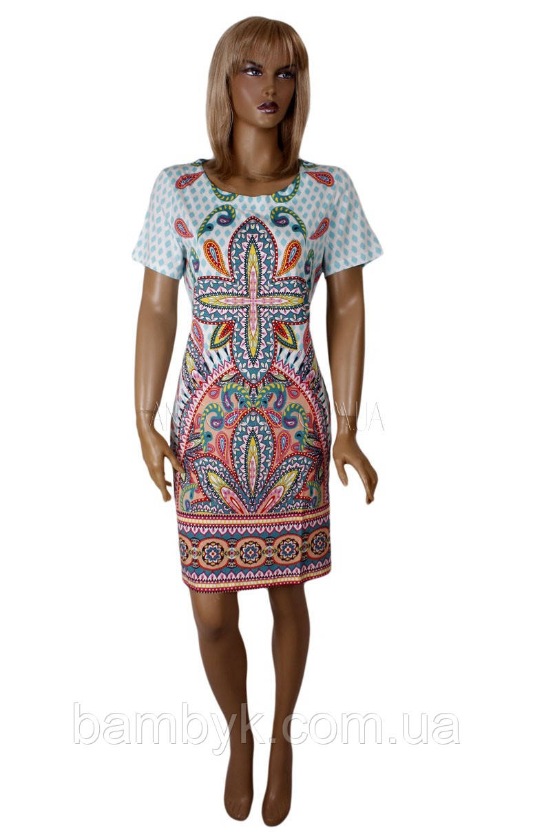 Туніка Літня Легка Бавовняна Сукня Домашня З Орнаментом Birlik 2579