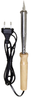 Паяльник з дерев`яною ручкою 60 Вт