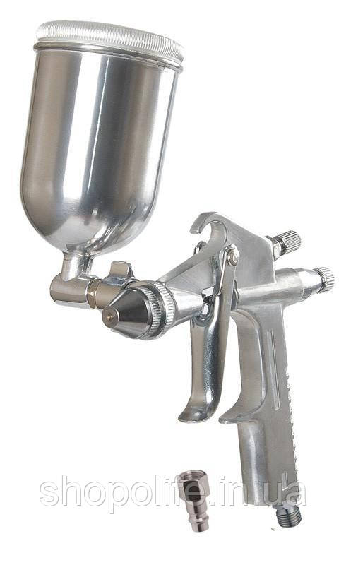 Фарбопульт MASTERTOOL HP MINI ВБ 200 мл алюміній поворотний Ø0.5 мм 60-90 л/хв 2.5-4.0 бар 80-8933 SPL, фото 1