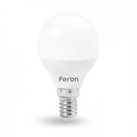 Светодиодная лампа P45 шар FERON LB-745 6W E14 4000K Standard