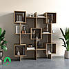 Полиця для книг, офісний стелаж на 9 комірок, стелаж для дому з ЛДСП, фото 8