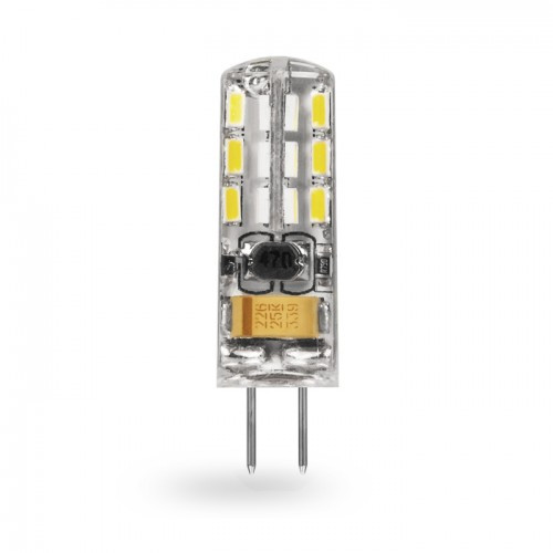 Світлодіодна капсульна лампа LB-420 2W 12V 24leds G4 4000K FERON