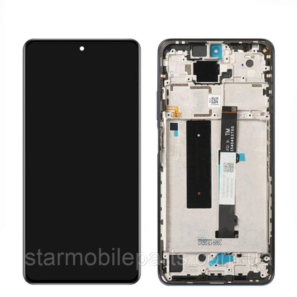 Дисплей Xiaomi Mi 10T Lite 5G M2007J17G із сенсором та рамкою чорний, фото 1
