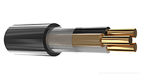 Кабель медный ЗЗЦМ ВВГнг 3х4 мм² черный круглый негорючий